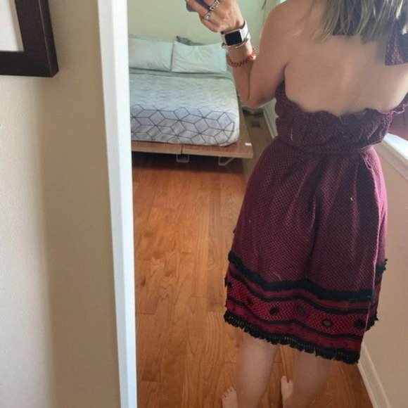 Dodo Bar Or Burgundy and Black Mini Dress - Picture 9 of 12